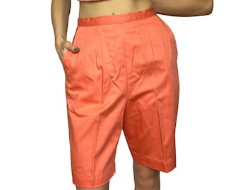 Bermudas de los años 60 / Pequeñas / Rosa salmón / Jantzen / Vintage