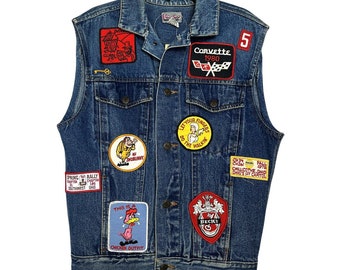 アメリ　VINTAGE VEST LAYERED DENIM JACKET ameri VINTAGE VEST LAYERED DENIM JACKET