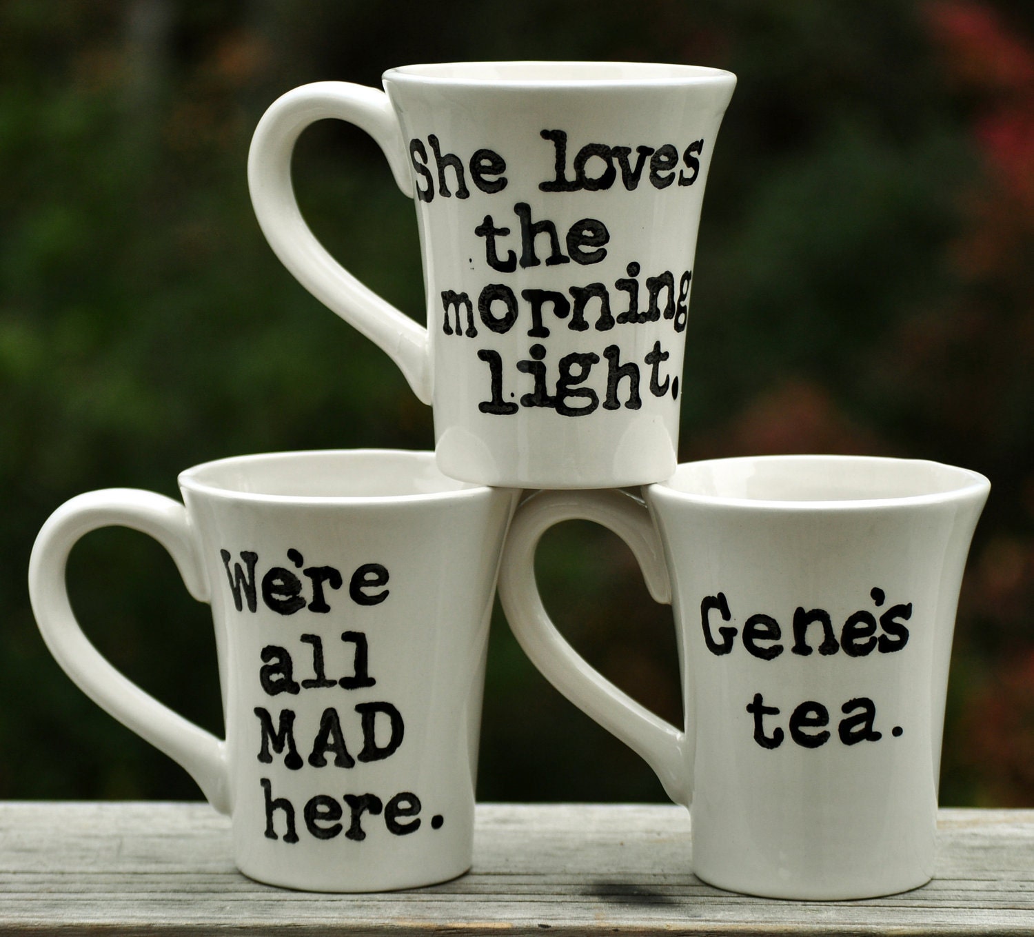 Custom pottery ceramic mug with your Words or quotes pick your | Etsy