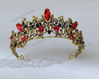 Vintage style Tiara, historic crown, edwardian tiara, queen tiara, victorian tiara, medieval crown, couple crowns, royal costume