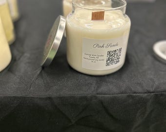 Pink Sands Scented Candle: Citrus, Florals, & Coconut