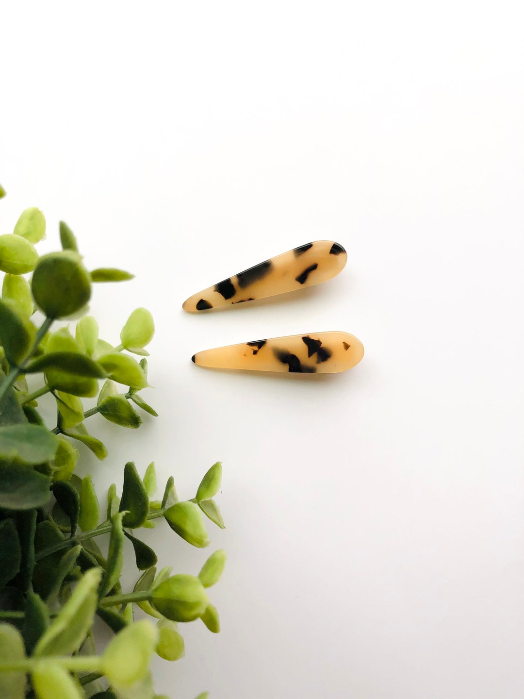 Tortoise Shell Hair Clips Acetate Hair Clips Blonde Tortoise Shell Clip