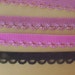 NEW 3/8 Bright PINK Dainty Scalloped Edge Elastic 303 10 yds