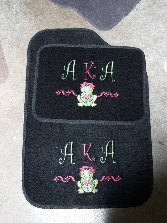 Custom Personalized Monogrammed Embroidered Car Mats Etsy