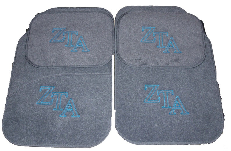 Custom Personalized Monogrammed Embroidered Car Mats Etsy