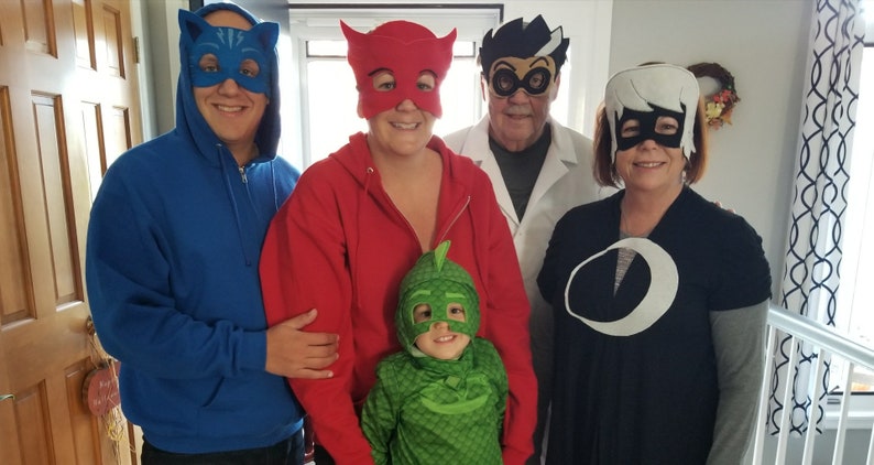 Adult PJ Masks Mask PJ Masks Birthday PJ Masks Romeo Luna Etsy