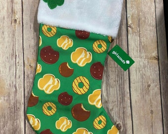 Girl Scouts Christmas stocking - girl Scouts Cookie stocking - Cookie stocking - Personalized stocking