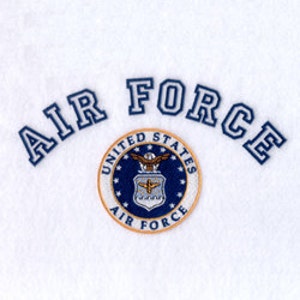 Custom Embroidered Armed Forces Sweatshirt Sml to Xl