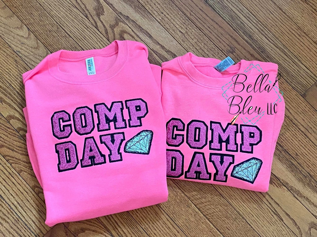 Cheer Competition Day Custom Sweatshirt, Comp Day, Cheer Mom Dad Crew ...