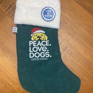 Christmas stocking - Paw Print stocking - Christmas Santa Dog Cat Paw stocking - Personalized stocking - Buffalo Plaid - Red Black Stocking