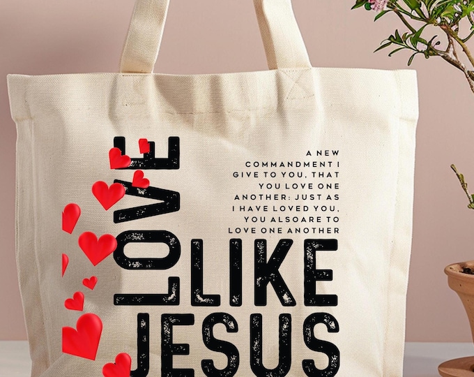 Love Like Jesus Tote Bag