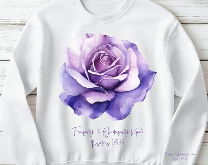 Fearfully & Wonderfully Made Christian Sweatshirt