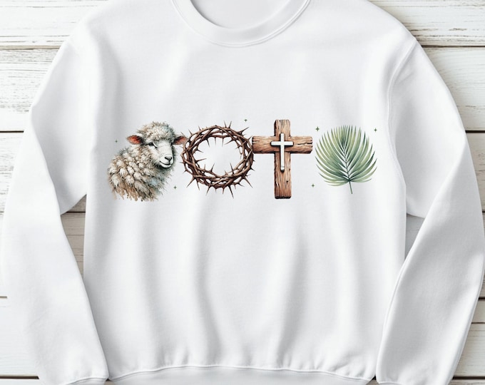 He Is Risen Easter Sunday Sweatshirt
