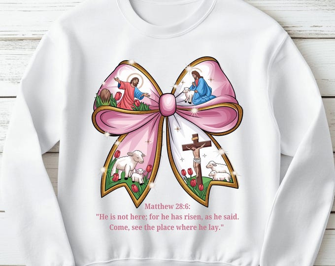 Coquette Bow Easter Sweatshirt
