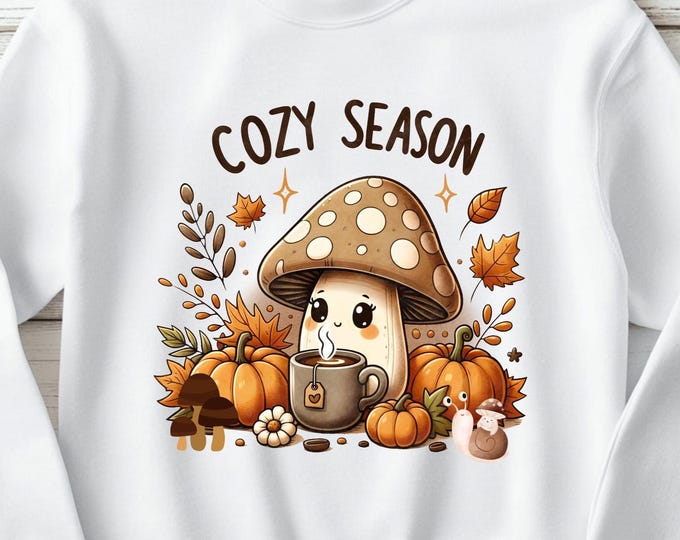 Cozy Season Mushroom Sweatshirt