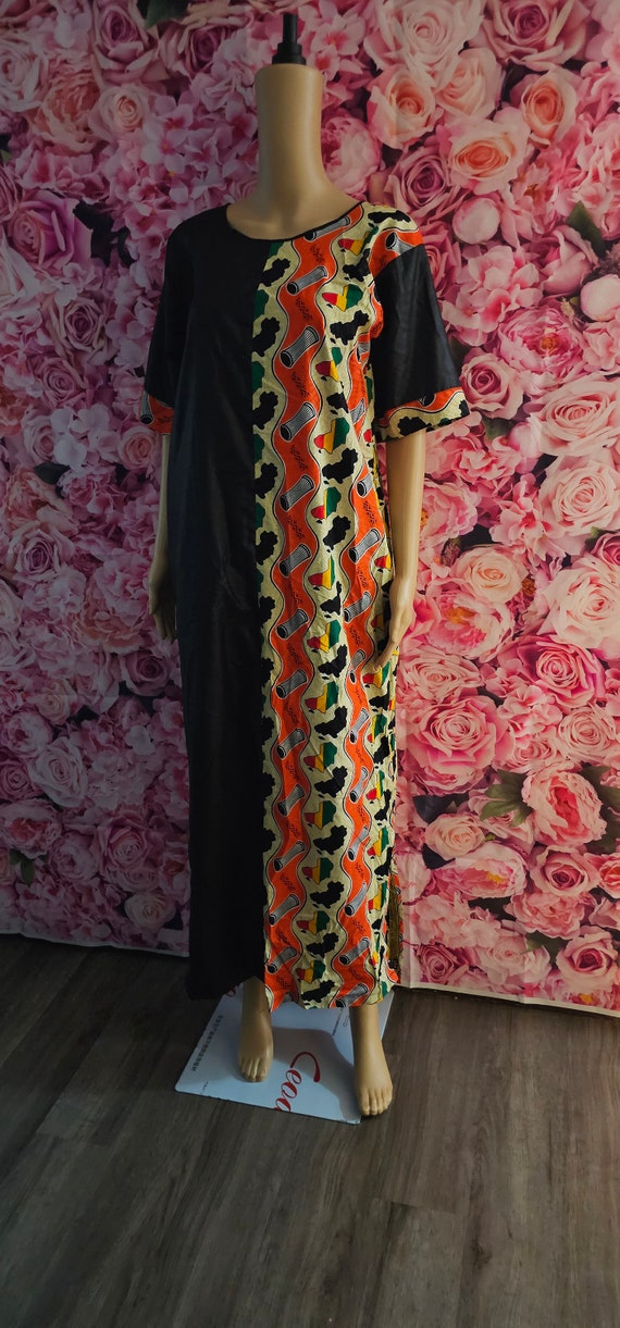 African dresses for women long 100%cotton wax fabric high quality women's African summer dresses.