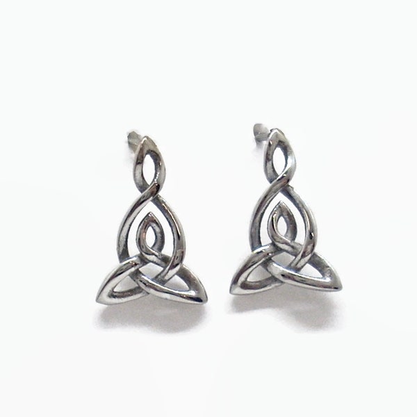 Mother Daughter Celtic Knot Post Style Earrings Irish Scottish Welsh Heritage * Boxed