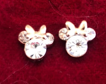 925 Minnie Mouse stud earrings