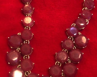 Ruby red necklace