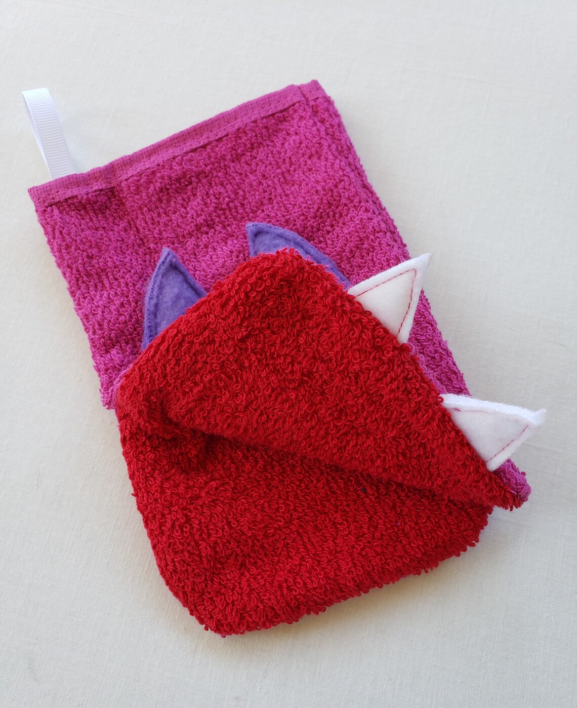 Kids Monster Bath MittBaby WashclothPuppet Etsy