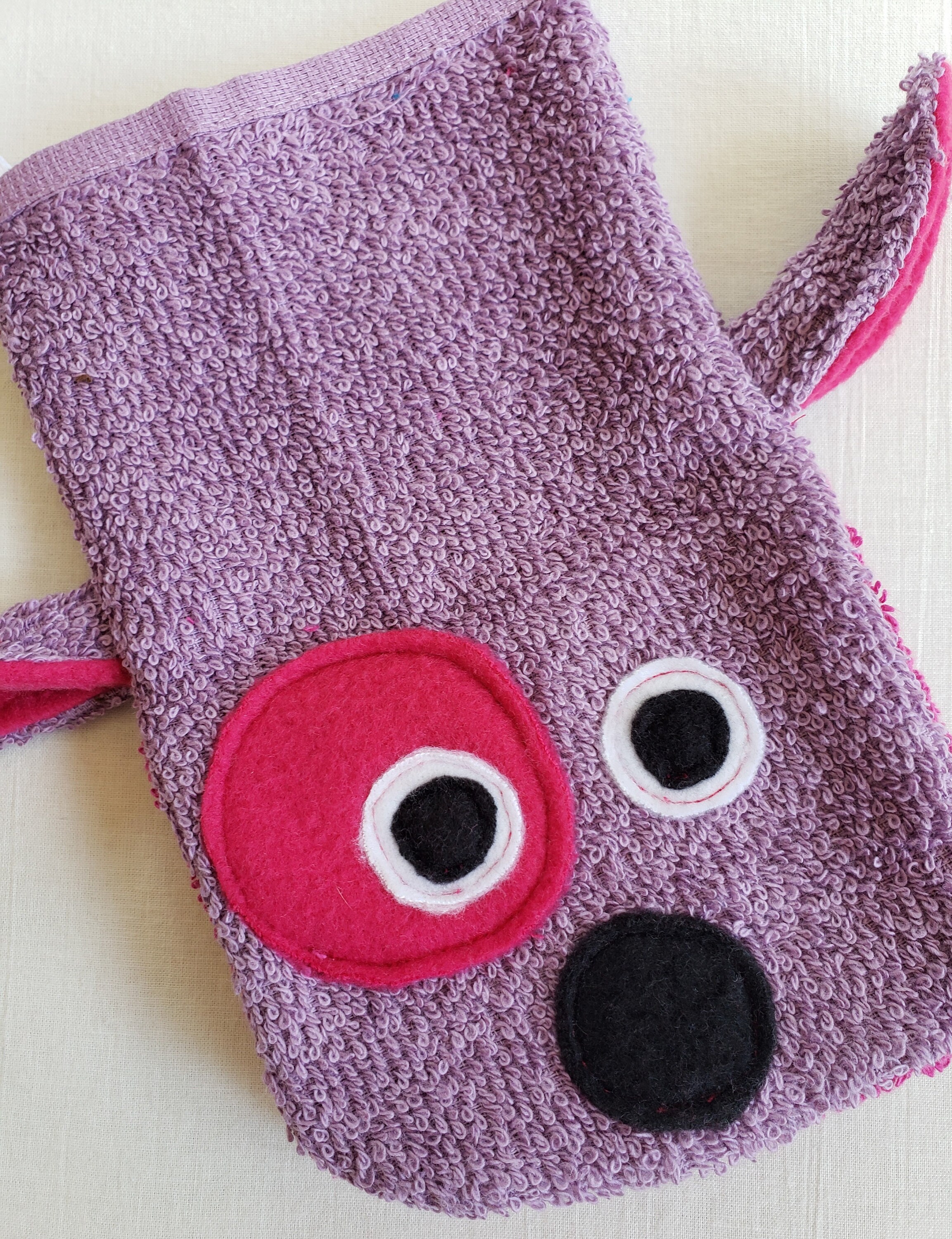 Kids Puppy Dog Bath MittWashclothPuppetBaby Bath Mitt Etsy