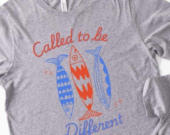 Called to be Different Comfort Colors® Youth Tee - Cute Baptism Gift, Kawaii Christian Tee for Kids, Youth Christian Shirt