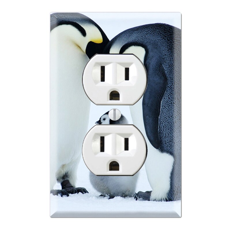 Penguins Light Switch Cover Penguins Light Switch Plate Etsy