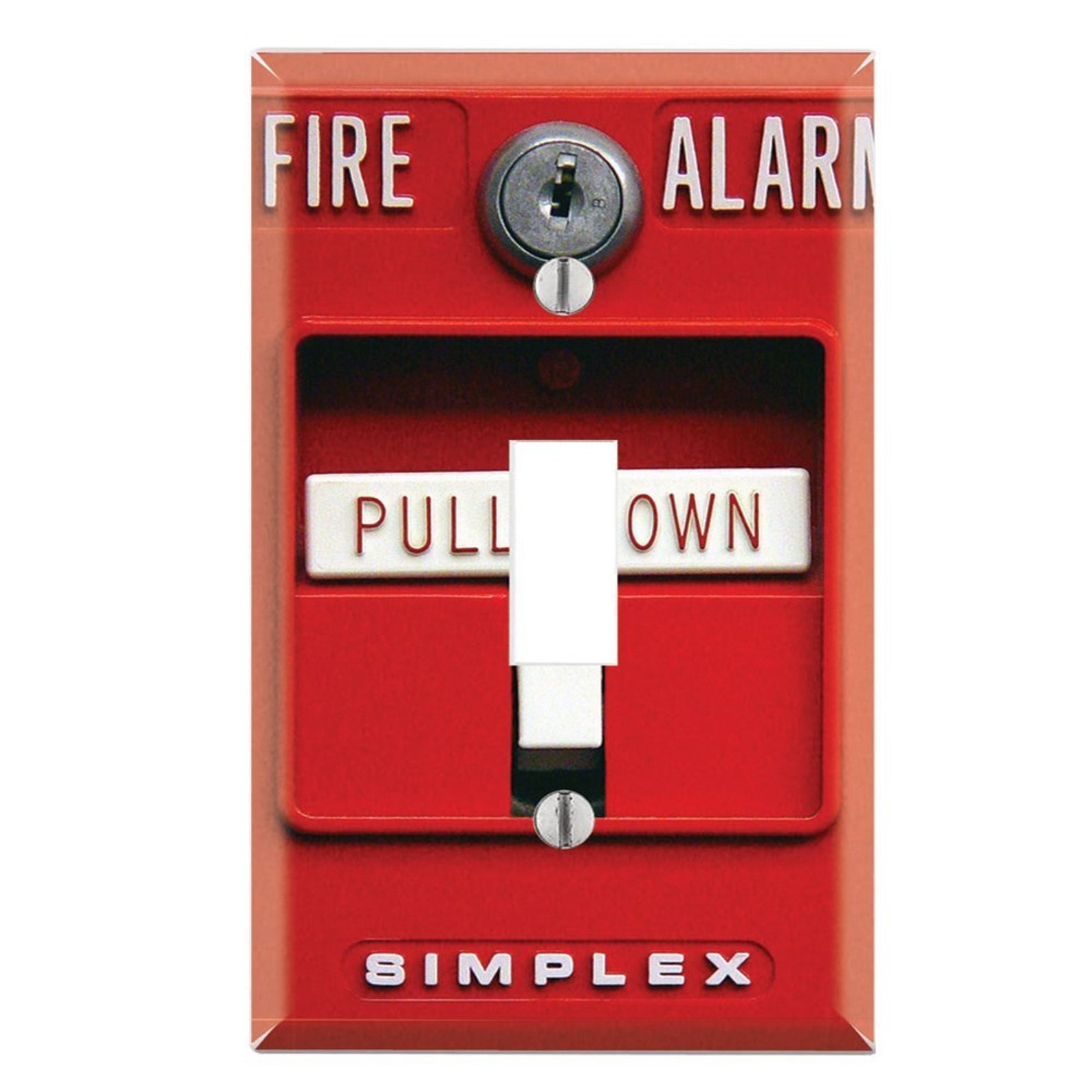 FIRE ALARM Light Switch Cover Fire Alarm Light Switch Cover Etsy