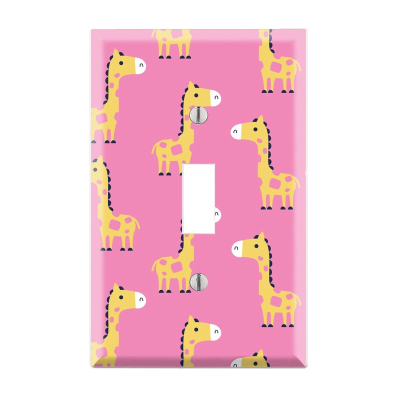Giraffe Light Switch Cover Giraffes Light Switch Plate Etsy