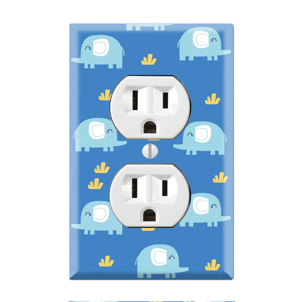 Elephants Light Switch Cover Elephants Light Switch Plate Etsy