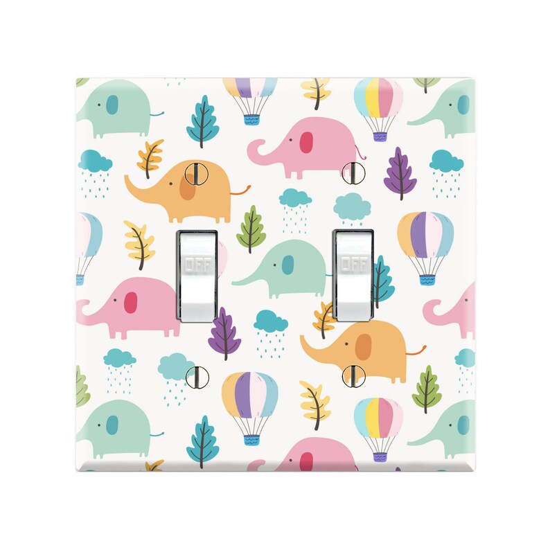 ELEPHANT Wall Plate ELEPHANT Light Switch Cover ELEPHANT Etsy