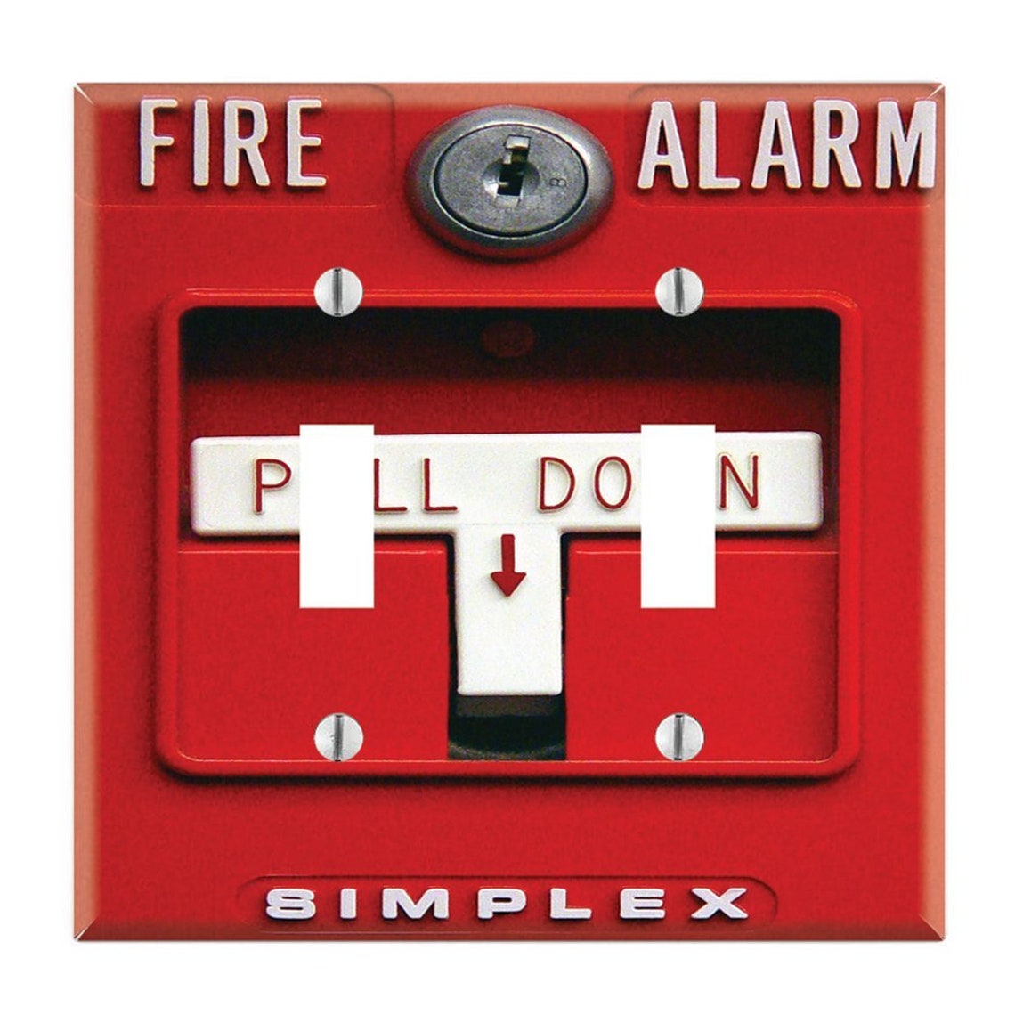 FIRE ALARM Light Switch Cover Fire Alarm Light Switch Cover Etsy