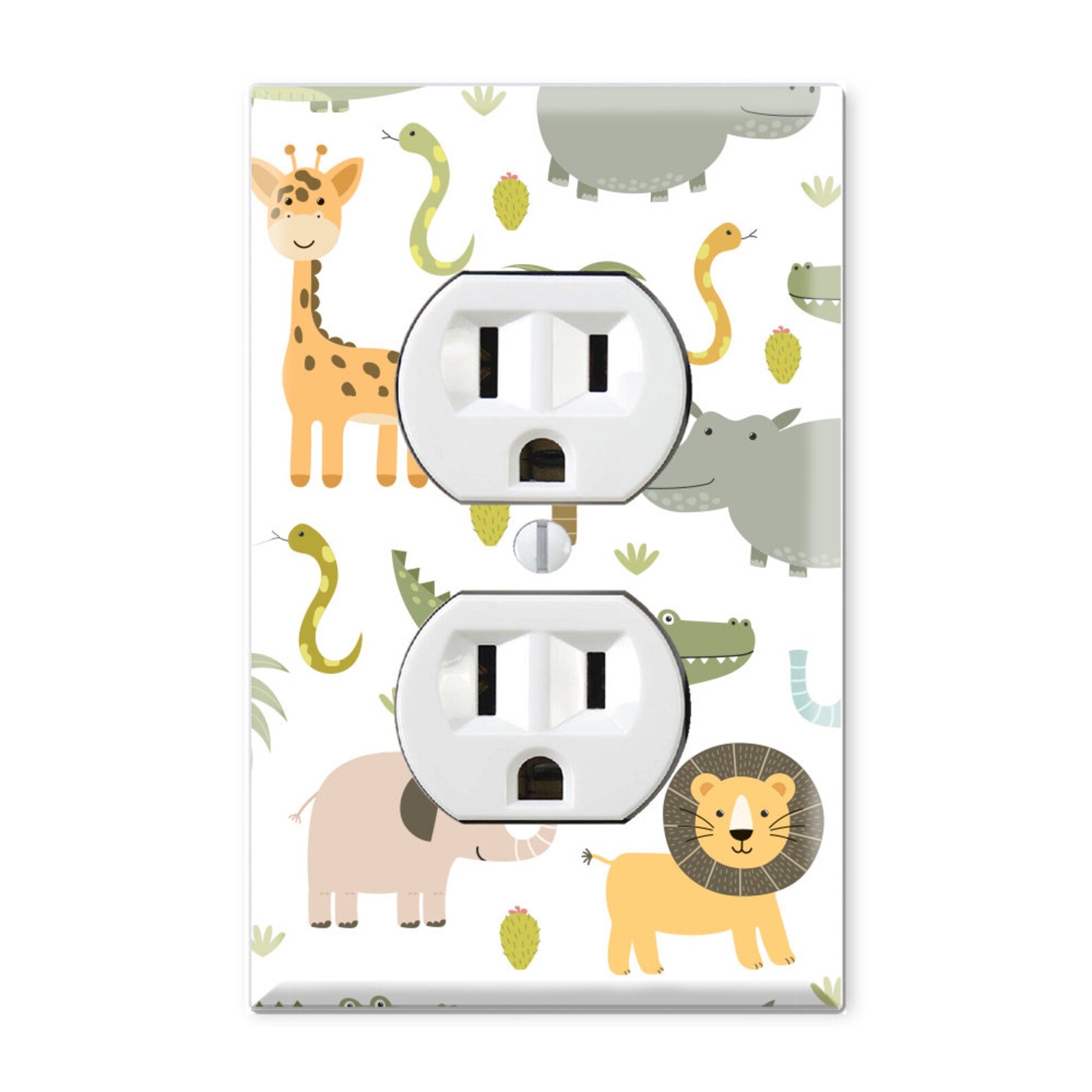 Safari Light Switch Cover / Animal Light Switch Plate / Etsy
