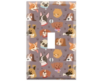 Outlet Cover Musical Dogs Switch Plate Art Plates Outlet Cover Musical Dogs Switch Plate Art Plates