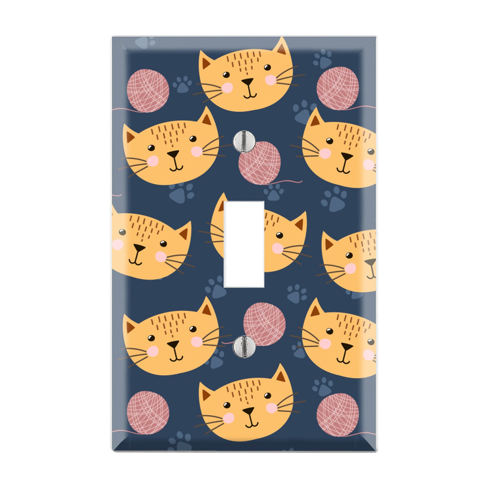 Cat Light Switch Cover Cat Light Switch Plate Cat Wall Plate Etsy