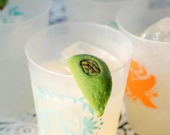 Custom Branding Iron for Limes, Fruit Peels Branding Logo, Drinks Garnish Brass Stamp, Electric Iron