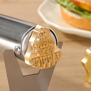 Custom Branding Iron for Hamburger/Steak, Food Branding Iron Custom, Food Branding Stamp, Electric Branding Iron, Gifts for Chefs
