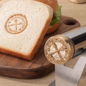 Custom Branding Iron for Bread, Personalized Bread Stamp, Burger Branding Iron, Food Branding Iron, Gift for Him