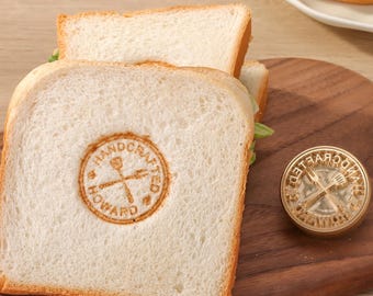 Customized Sourdough Bread Stamp: Bread Logo Branding Iron, Gift for Her