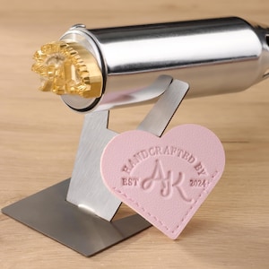 Custom Leather Stamp with Electric Iron Stamps, Custom Branding Iron for Leather, Leather Logo Stamp, Gift for Leather Craftsman