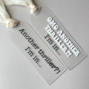 Thriller Bookmarks