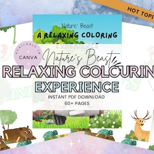 Coloring Book | Animal Coloring Book for Kids & Adults | Fun and Relaxing Designs | Wildlife Coloring Book | Stress-Relief Animal Art