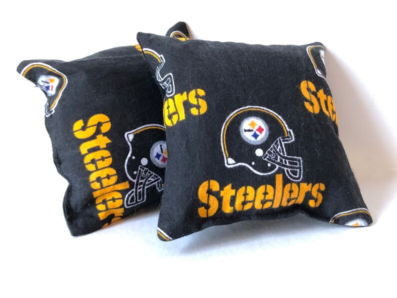 Catnip Pillow Toy Pittsburgh Steelers Football Cat Lover Etsy