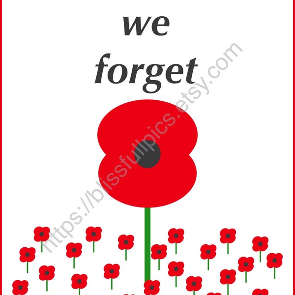 Hand drawn ANZAC day poppy's, Poster, Wall art, digital, jpeg, svg, png, pdf