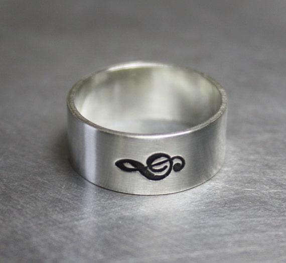 Treble Clef Music Ring