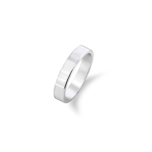 Silver Rings, Sterling Silver Ring, Silver Band, Simple Silver Ring image 3