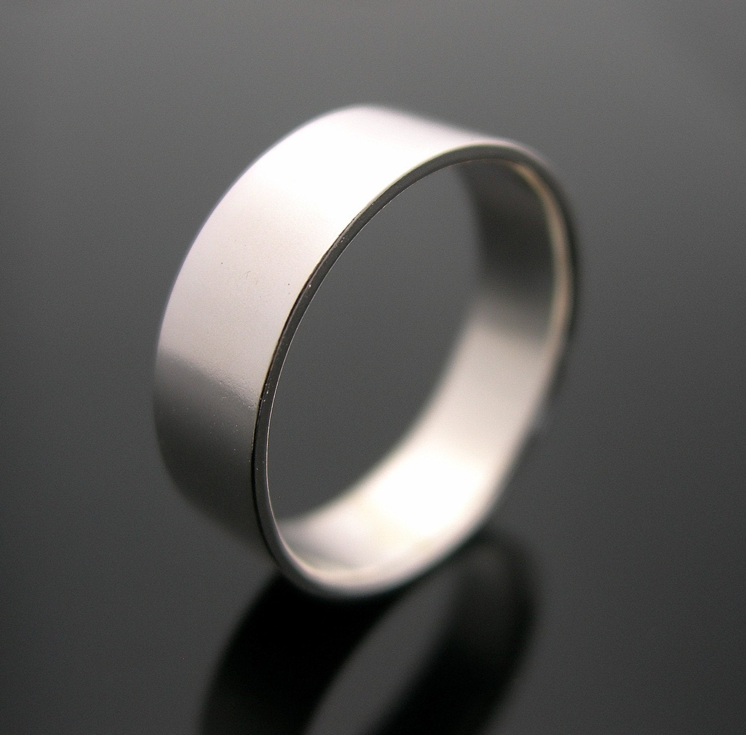 Sterling Silver Plain Wedding Band Comfort Ring Solid 925