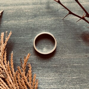 Silver Rings, Sterling Silver Ring, Silver Band, Simple Silver Ring image 2