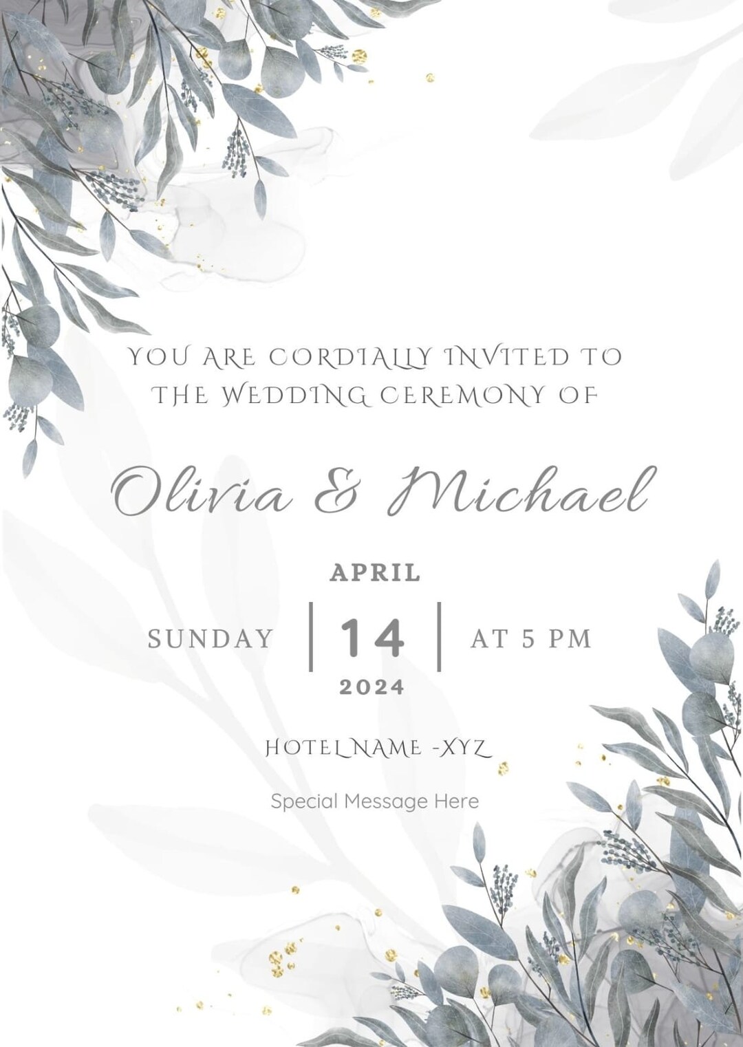 Simple and Elegant Printing Bundle Offer. Wedding Invitation, Save the