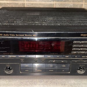 Vintage Teac AG-V8050 Surround Stereo Receiver Amplifier Tested Working